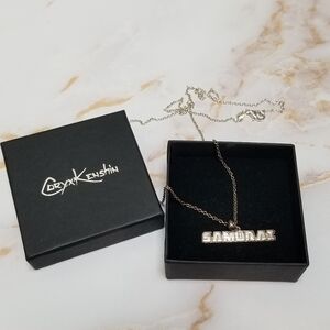 Official Coryxkenshin Merch, Samurai Sterling Silver Necklace